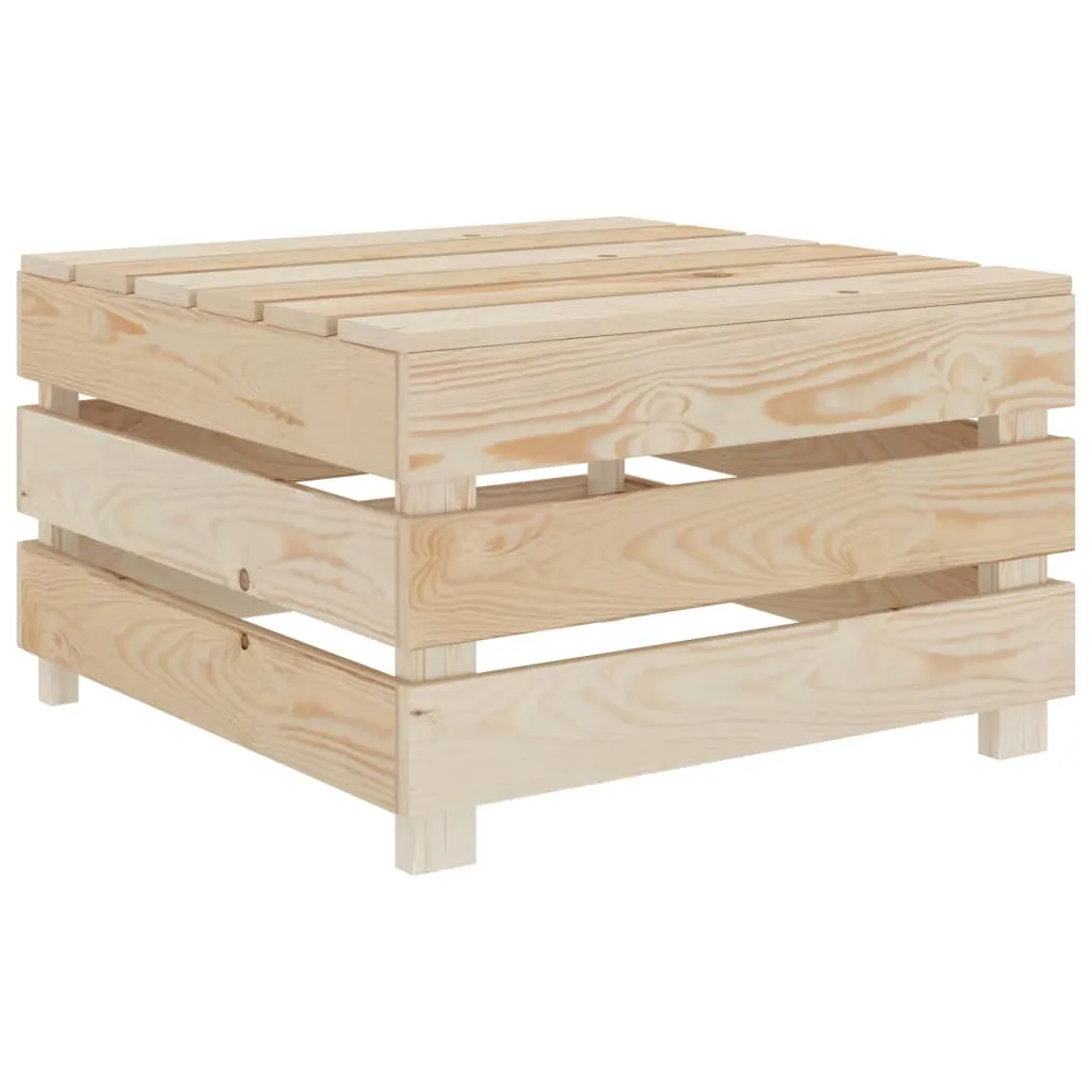 vidaXL Tavolo da Giardino su Pallet in Legno