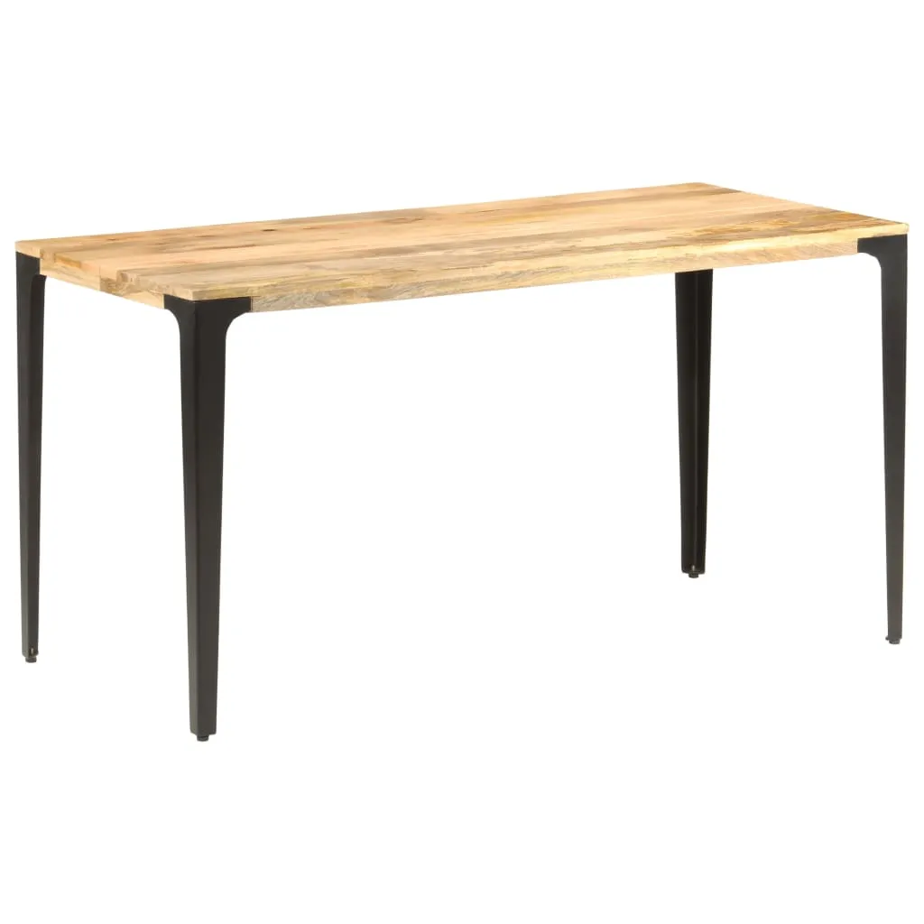 vidaXL Tavolo da Pranzo 140x70x76 cm in Legno Massello di Mango