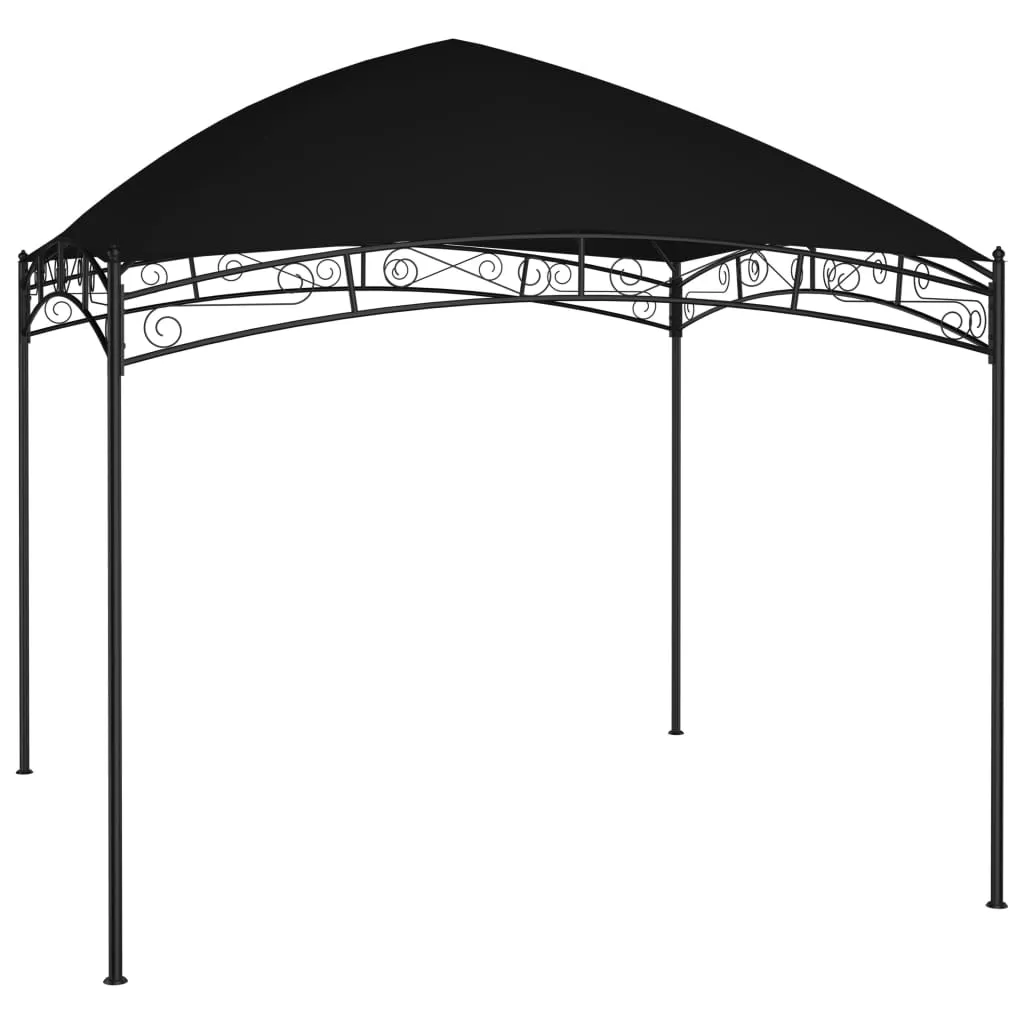 vidaXL Gazebo da Giardino 3x3 m Antracite 180 g/m²