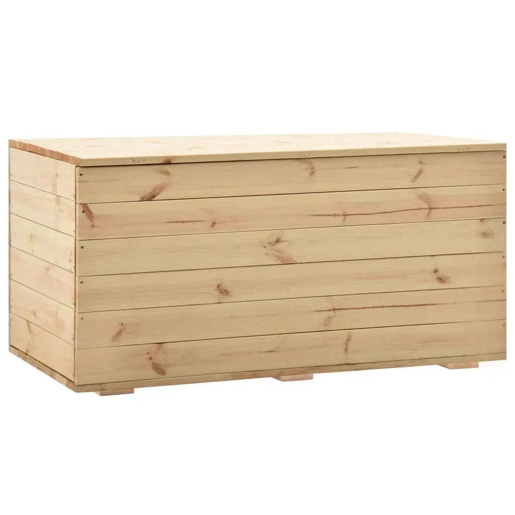 vidaXL Scatola Portaoggetti 120x63x60 cm in Legno Massello di Pino