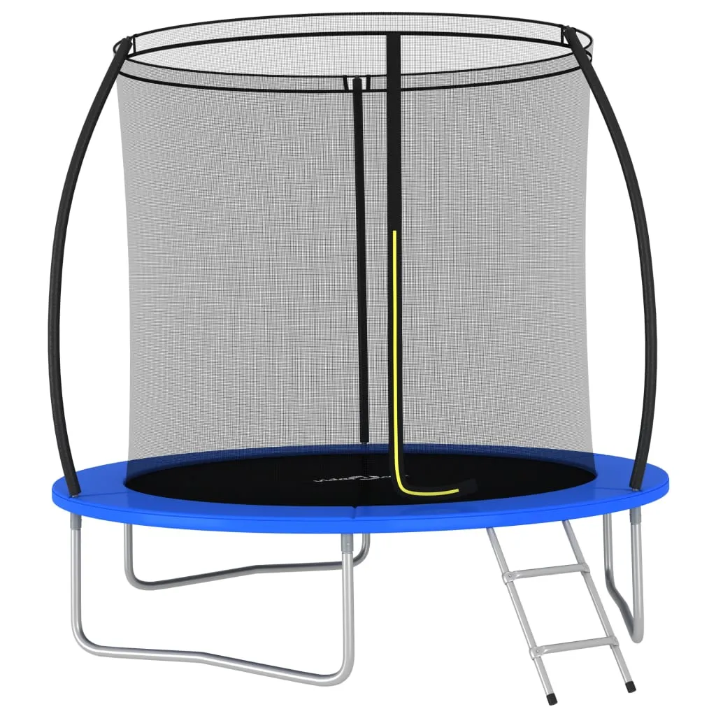 vidaXL Set Trampolino Rotondo 244x55 cm 100 kg