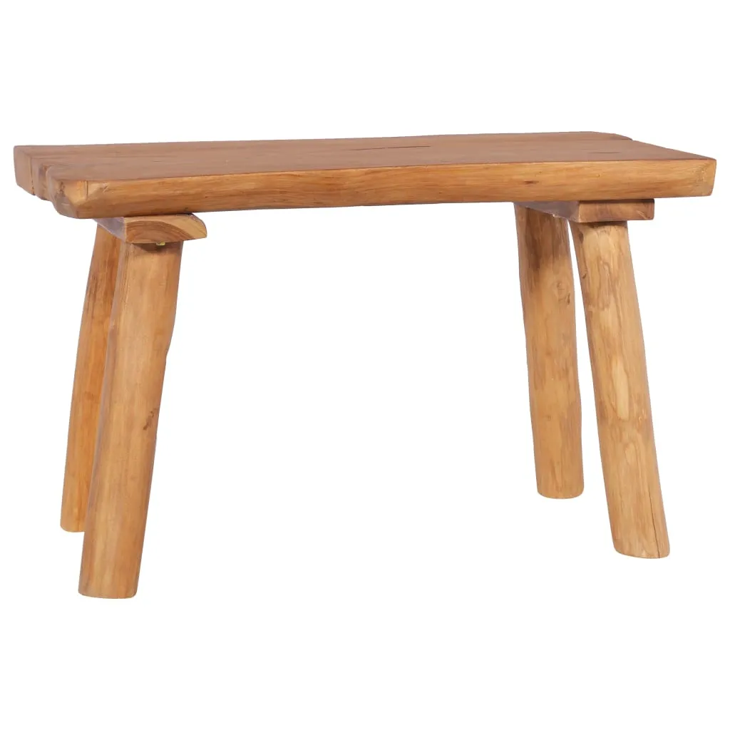 vidaXL Panchina da Giardino 80 cm in Legno Massello di Teak