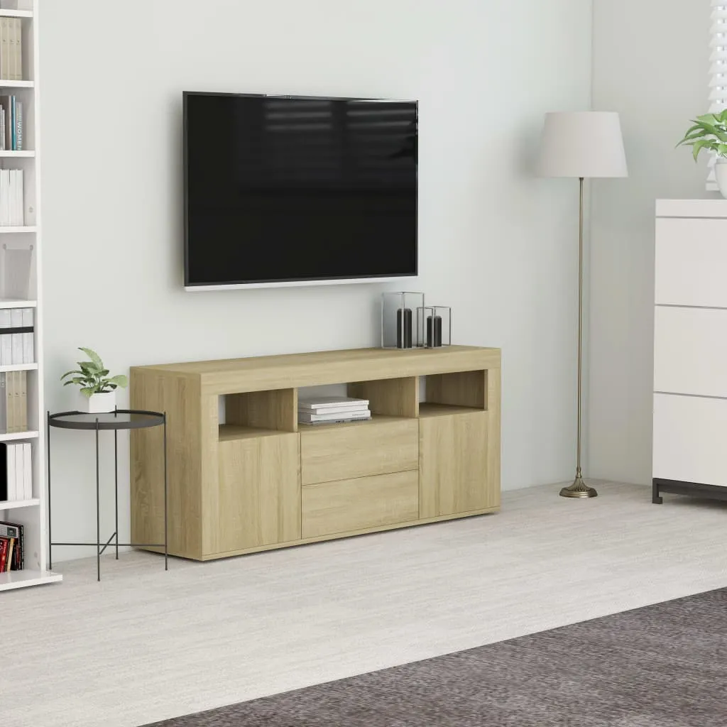 vidaXL Mobile Porta TV Rovere Sonoma 120x30x50 cm in Legno Multistrato