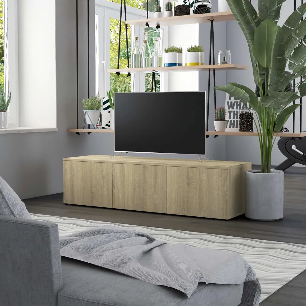 vidaXL Mobile Porta TV Rovere Sonoma 120x34x30 cm in Legno Multistrato