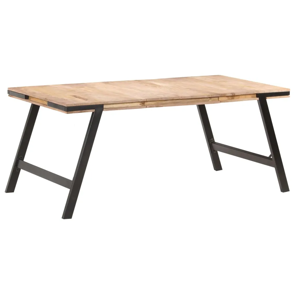 vidaXL Tavolo da Pranzo 180x90x76 cm in Legno Massello di Mango