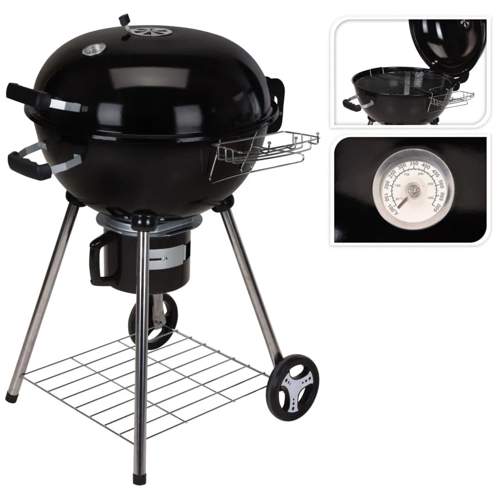 ProGarden Barbecue a Griglia con Bollitore 68 x 57 x 99 cm