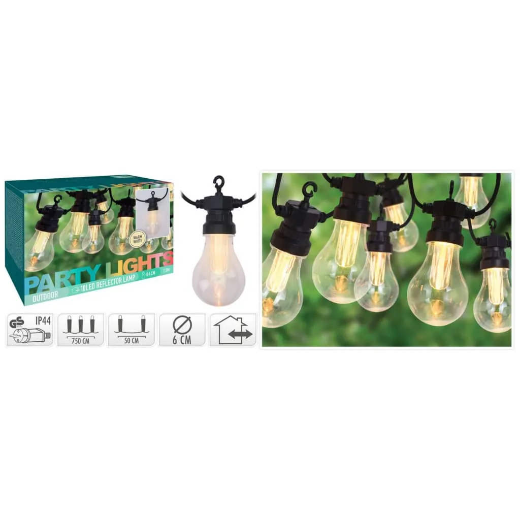 ProGarden Luci LED da Giardino 10 Lampadine 3,2 V