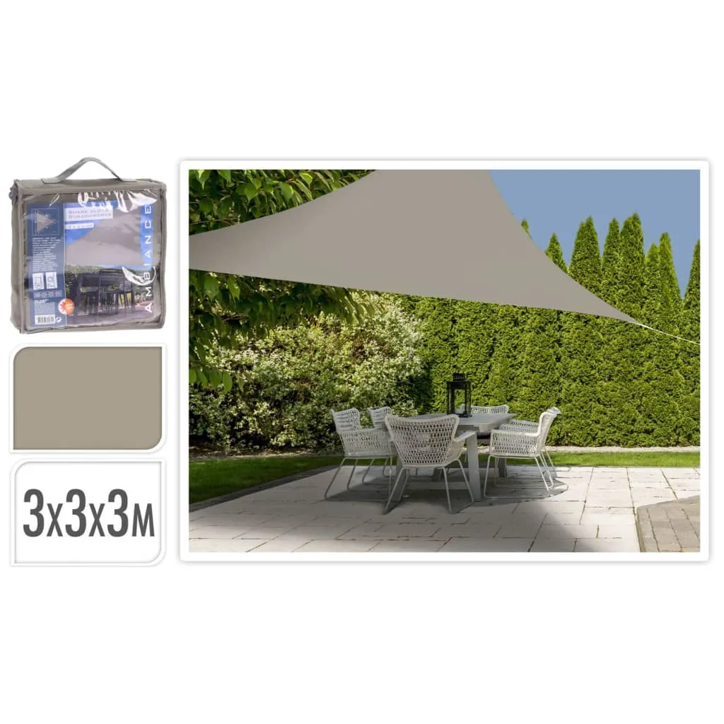 ProGarden Vela Parasole a Triangolo 3x3x3 m Sabbia