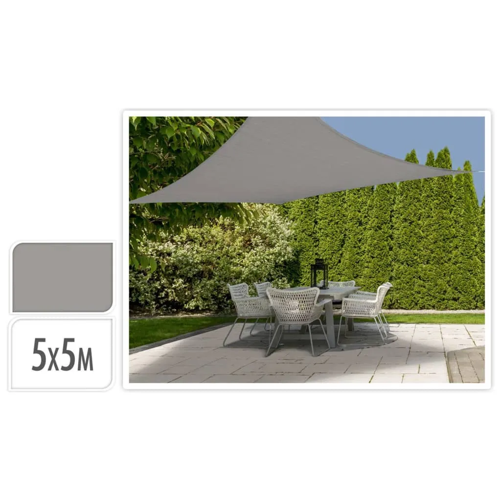 ProGarden Vela Parasole 5x5 m Grigia Quadrata