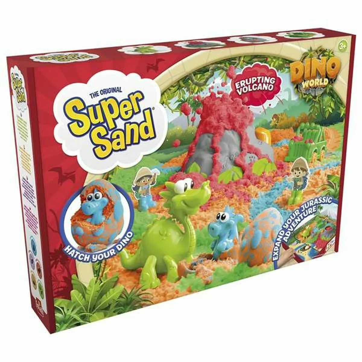 Playset Goliath Dino World Sabbia Magica (28,5 x 5,5 x 24 cm)