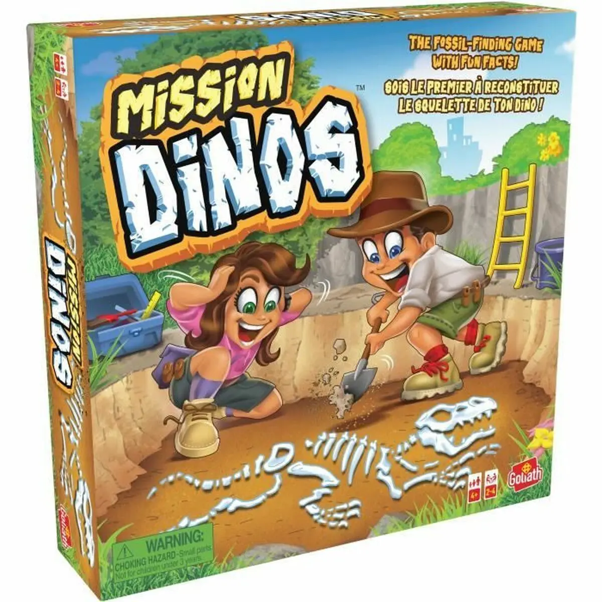 Gioco da Tavolo Goliath MISION DINOS (FR)