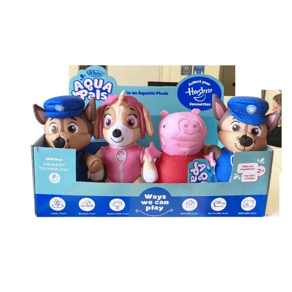 AQUA PALS PAWPATROL-PEPPA ASST 25CM