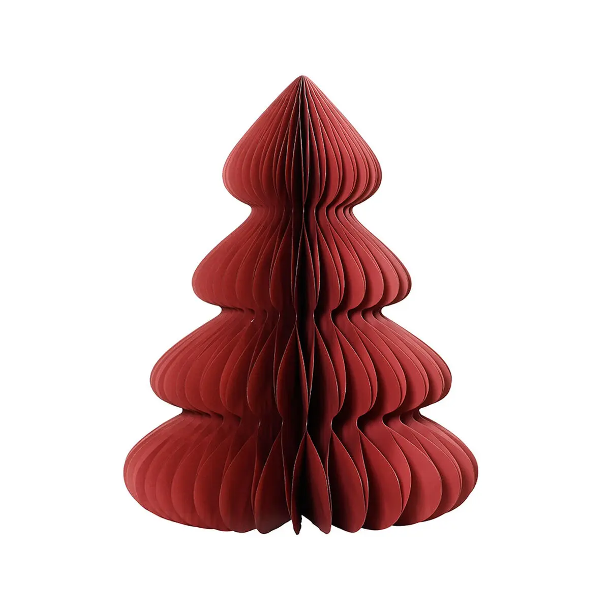 Decorazione Natalizia Decoris Rosso Granato Albero di Natale Ø 72 x 90 cm Pieghevole