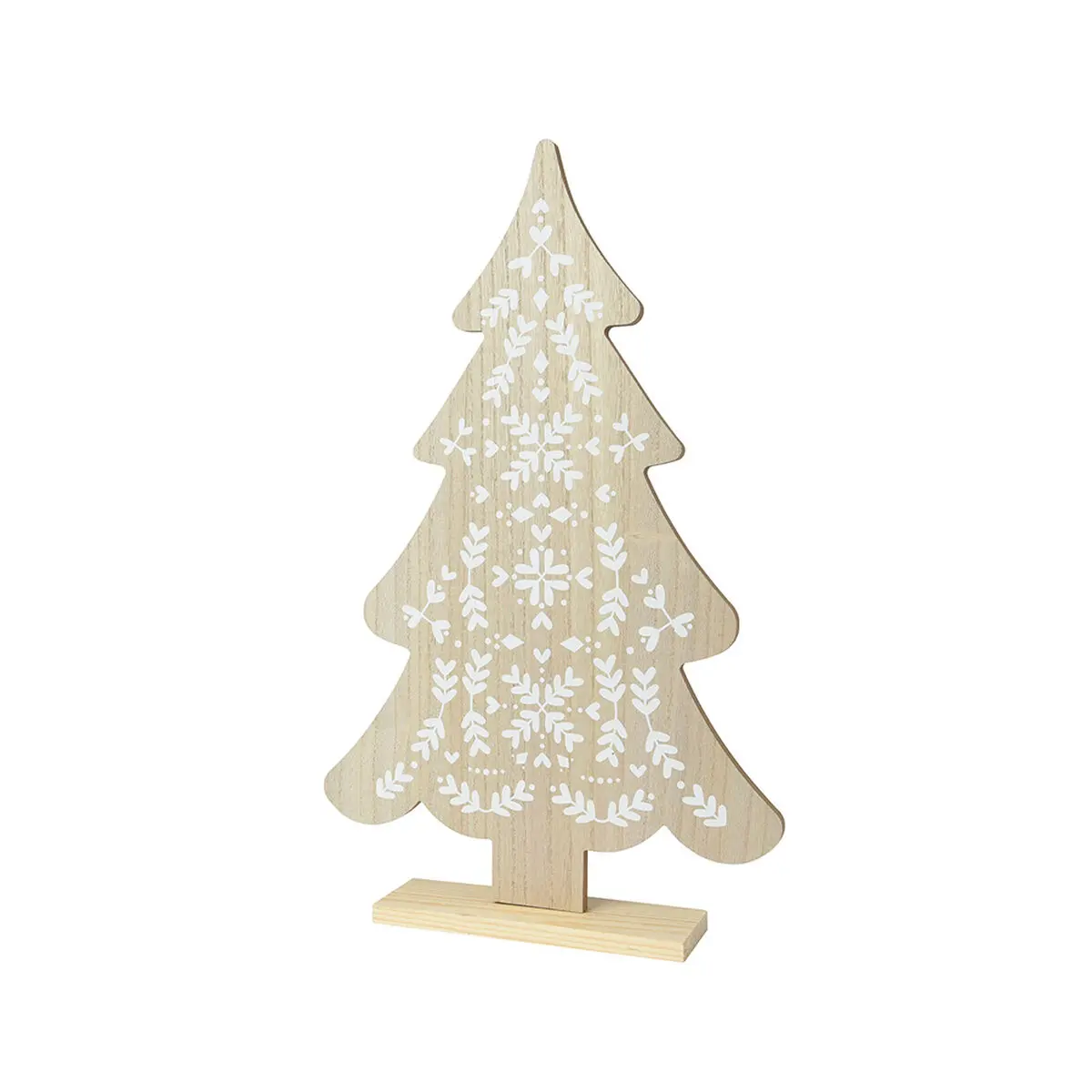 Decorazione Natalizia Lifetime Bianco Naturale Albero di Natale Abete 30 x 6 x 48 cm Piccolo