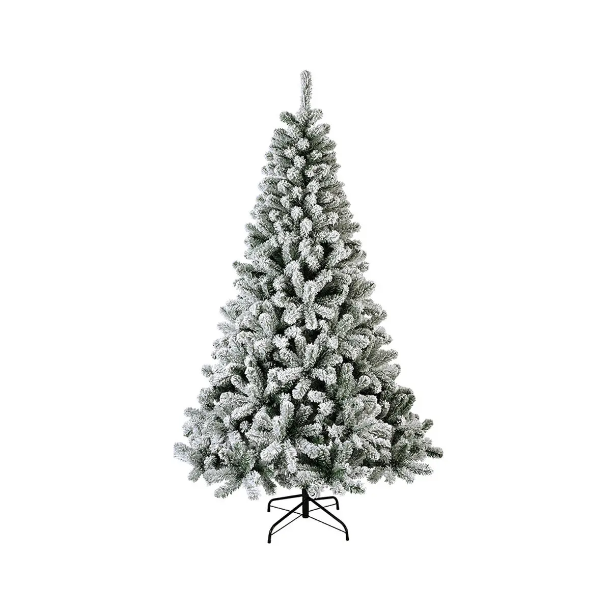 Albero di Natale Everlands Monarca Verde PVC Metallo Nevoso Ø 116 x 180 cm