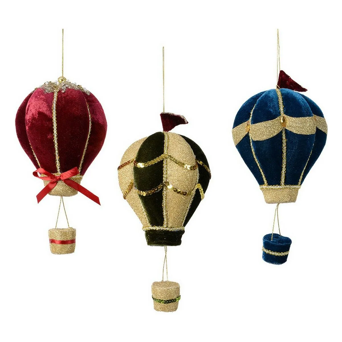 Decorazione Natalizia Palloncino 12 x 23 cm