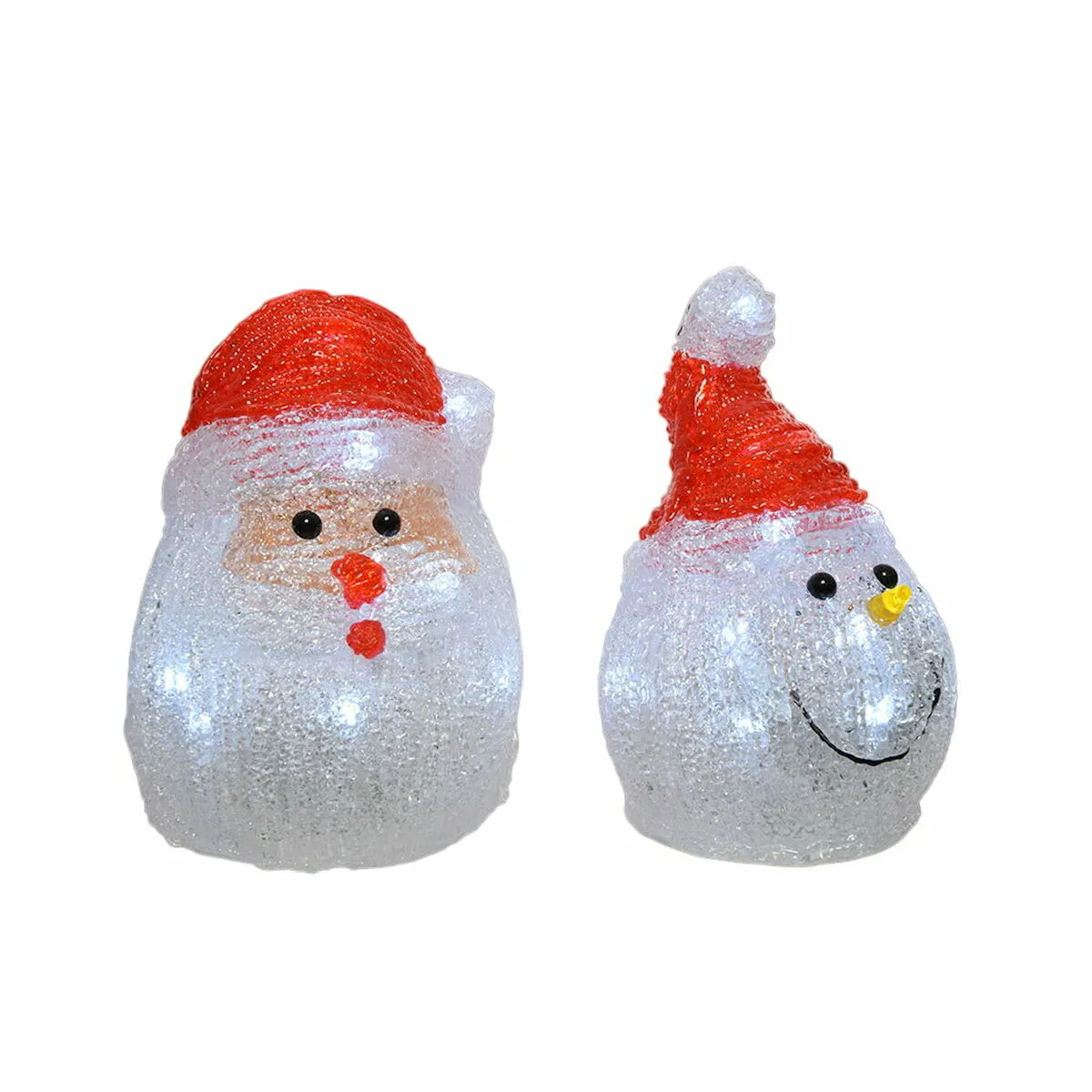 Statua Decorativa Lumineo 491239 LED Interno Santa Claus 10,5 x 10,5 x 15 cm