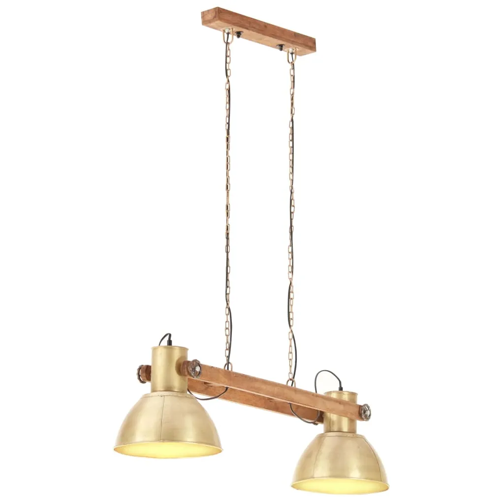 vidaXL Lampada a Sospensione Industriale 25 W Ottone 109 cm E27