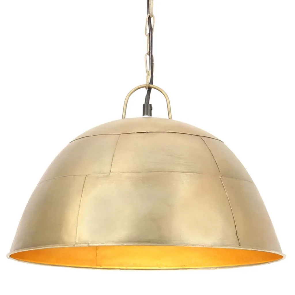 vidaXL Lampada Industriale Vintage 25 W Ottone Rotonda 41 cm E27