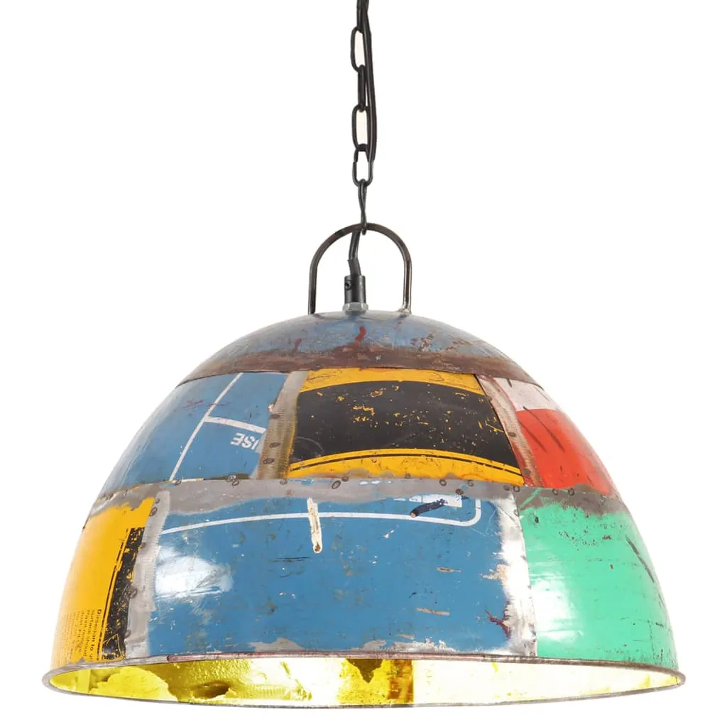 vidaXL Lampada a Sospensione Vintage 25 W Colorata Rotonda 41 cm E27