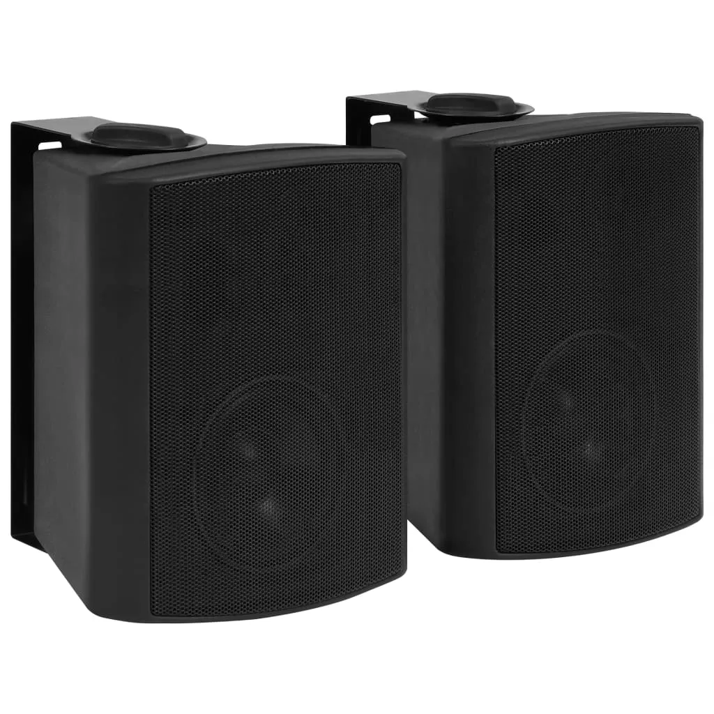 vidaXL Altoparlanti Stereo da Parete 2 pz Neri Interni Esterni 100 W