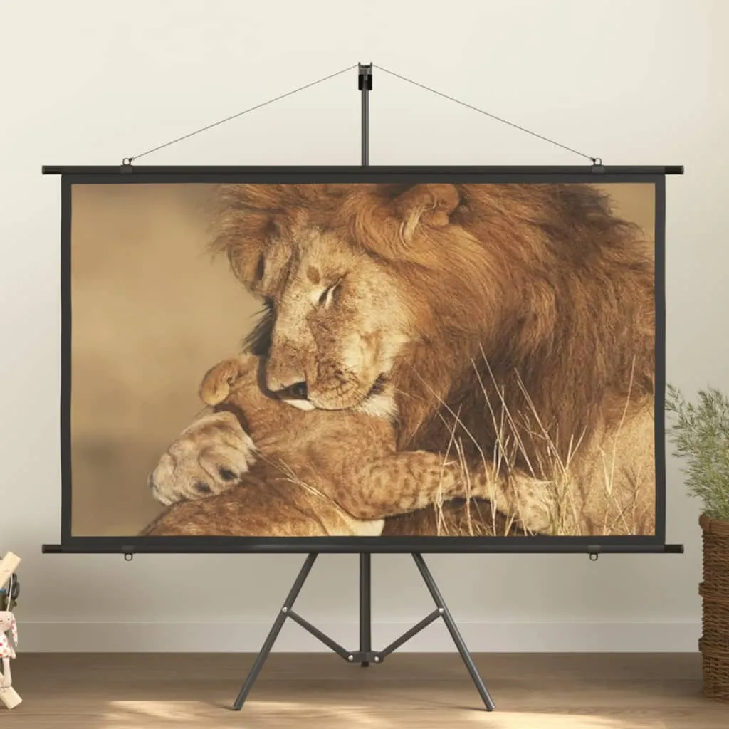 vidaXL Schermo di Proiezione con Treppiedi 72" 16:9