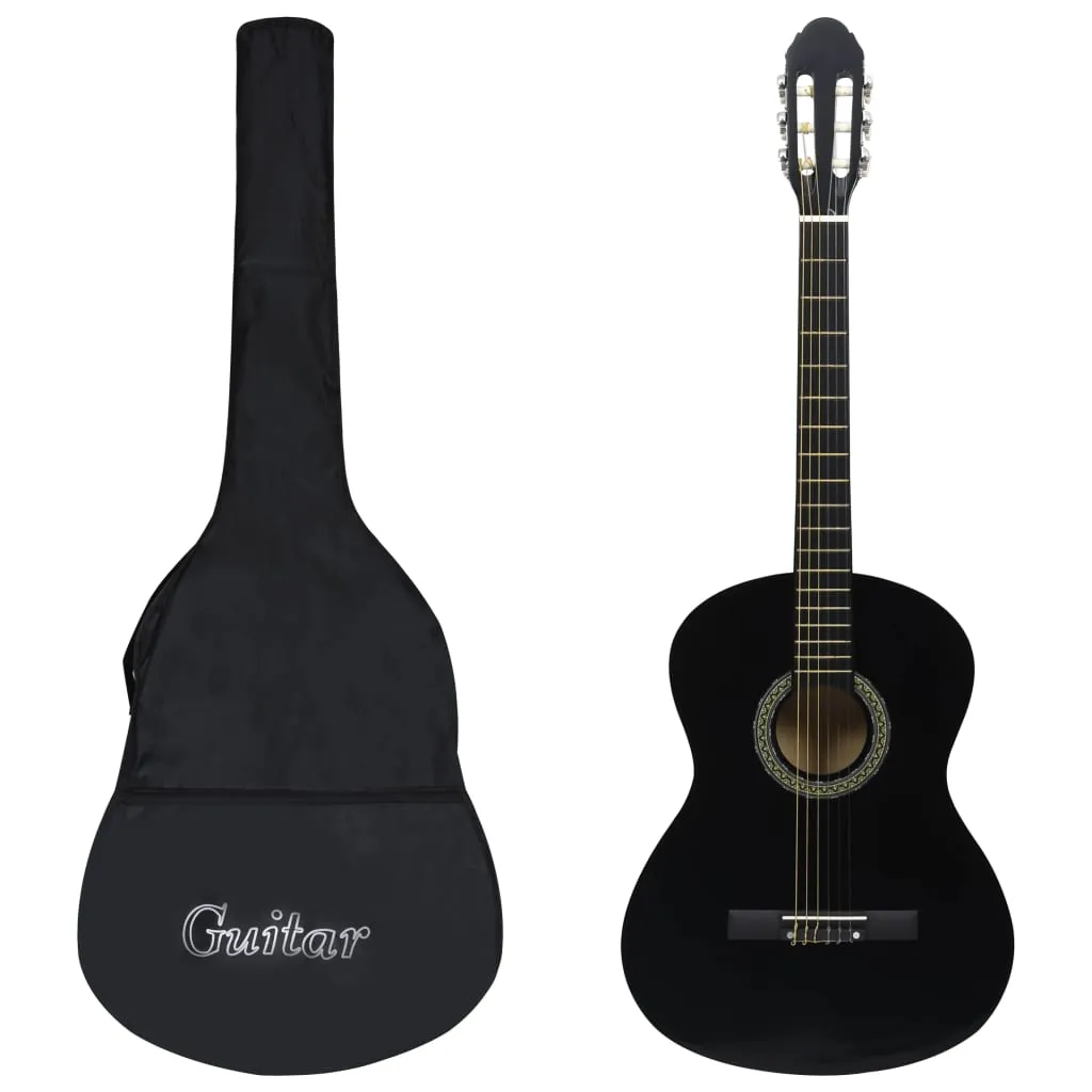 vidaXL Chitarra Classica per Principianti con Custodia Nera 4/4 39