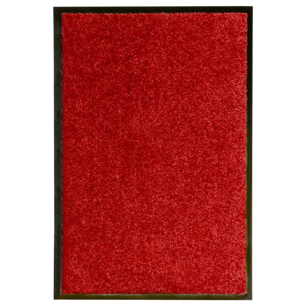 vidaXL Zerbino Lavabile Rosso 40x60 cm