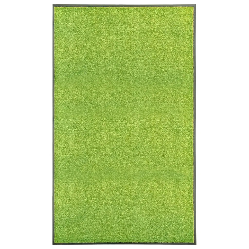 vidaXL Zerbino Lavabile Verde 90x150 cm