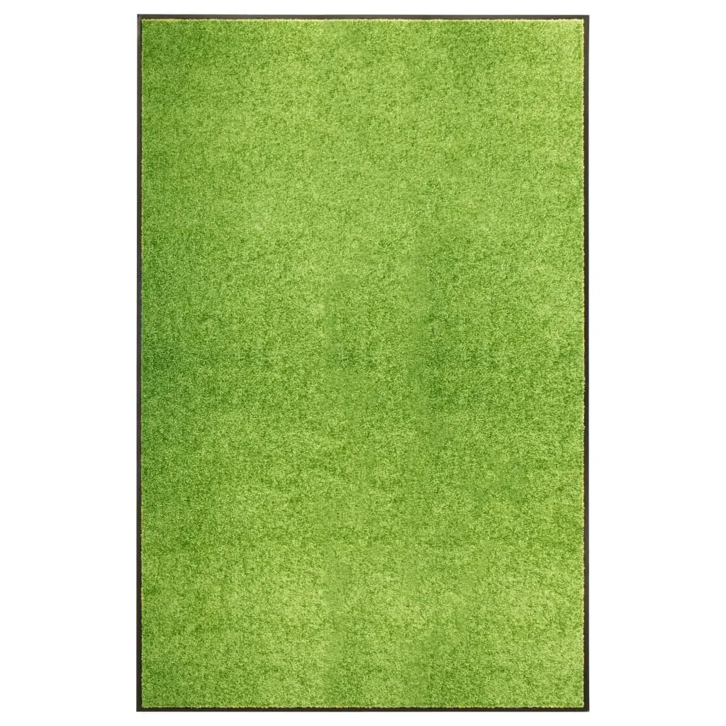 vidaXL Zerbino Lavabile Verde 120x180 cm