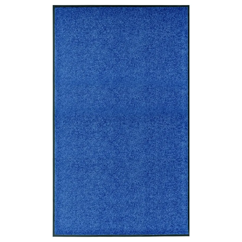 vidaXL Zerbino Lavabile Blu 90x150 cm