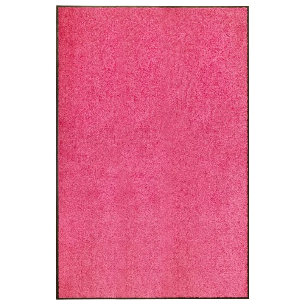 vidaXL Zerbino Lavabile Rosa 120x180 cm