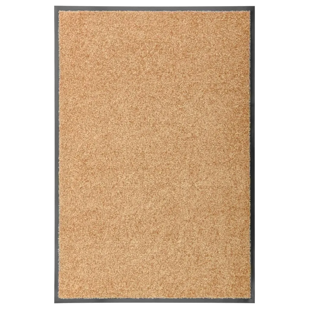 vidaXL Zerbino Lavabile Crema 60x90 cm