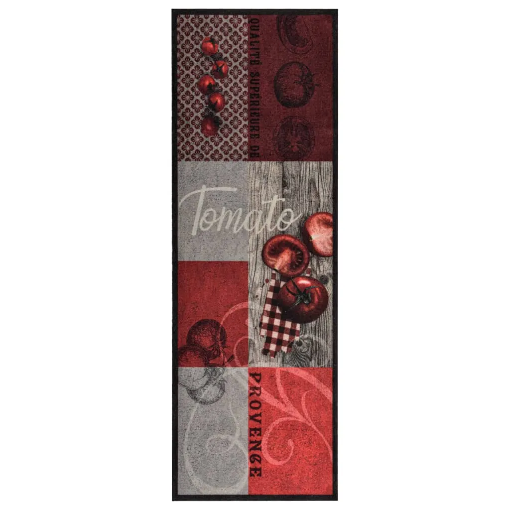 vidaXL Tappetino da Cucina Lavabile Pomodori 45x150 cm