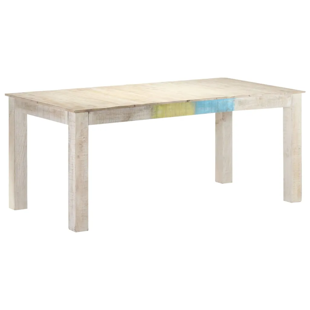 vidaXL Tavolo da Pranzo 180x90x76 cm in Legno Massello di Mango