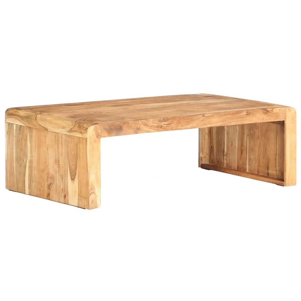 vidaXL Tavolino da Caffè 110x63x35 cm Legno Massello di Acacia