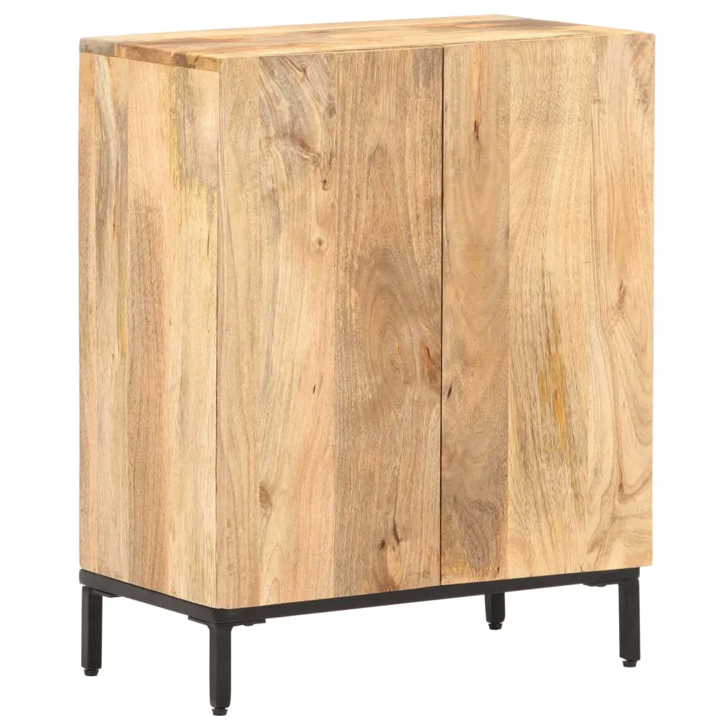 vidaXL Credenza 60x35x77 cm in Legno Massello di Mango