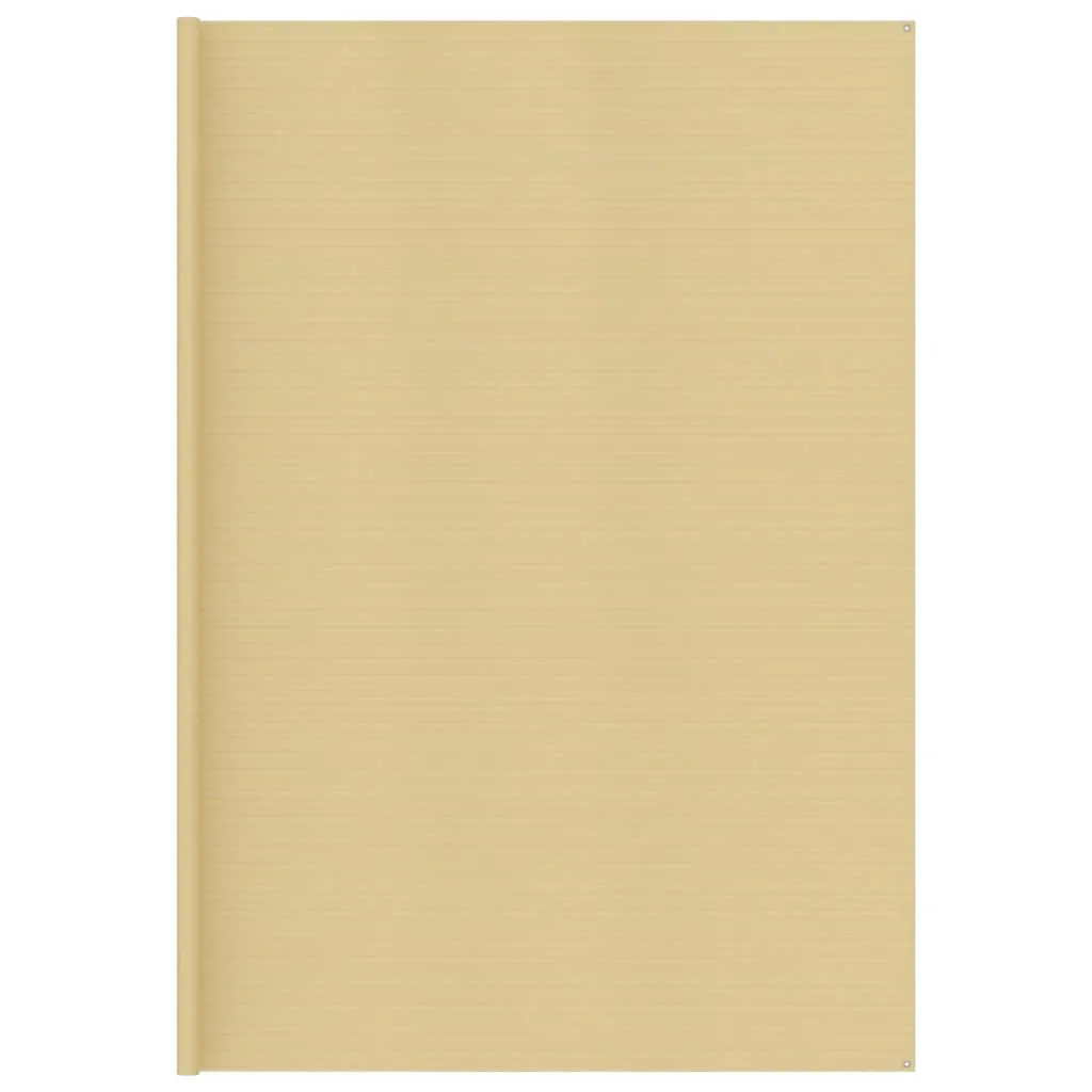 vidaXL Tappeto da Tenda 400x400 cm Beige