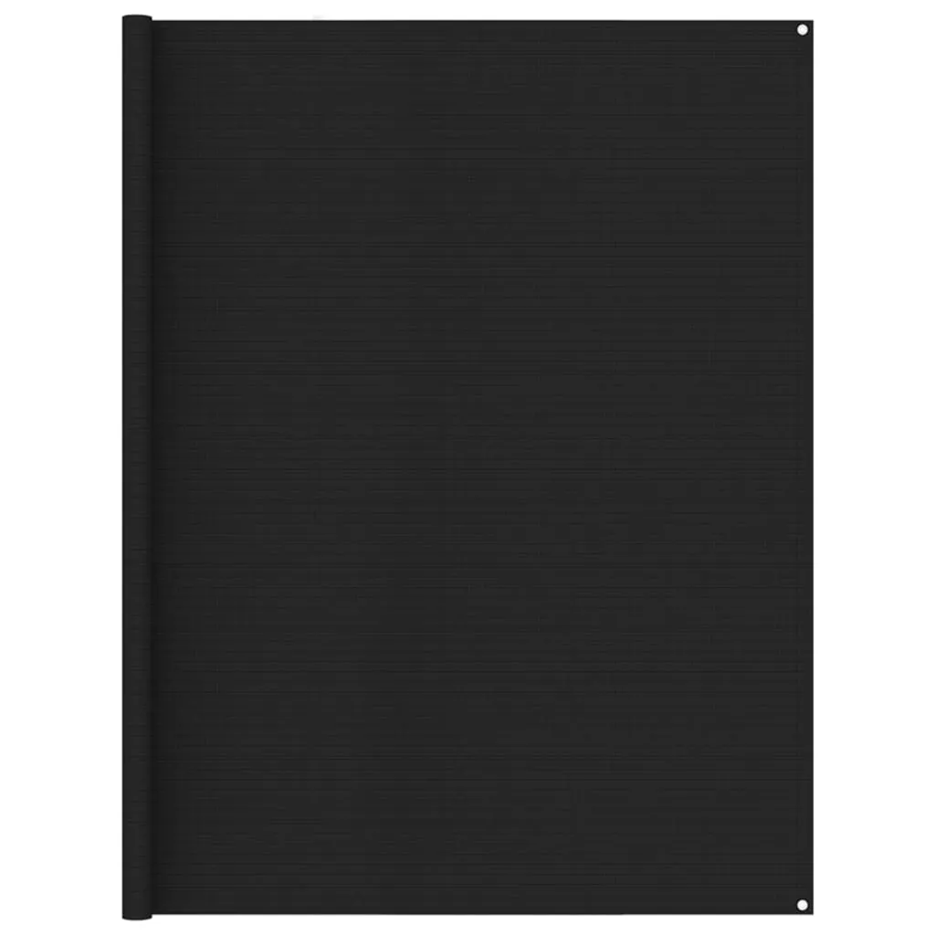 vidaXL Tappeto da Tenda 250x450 cm Nero