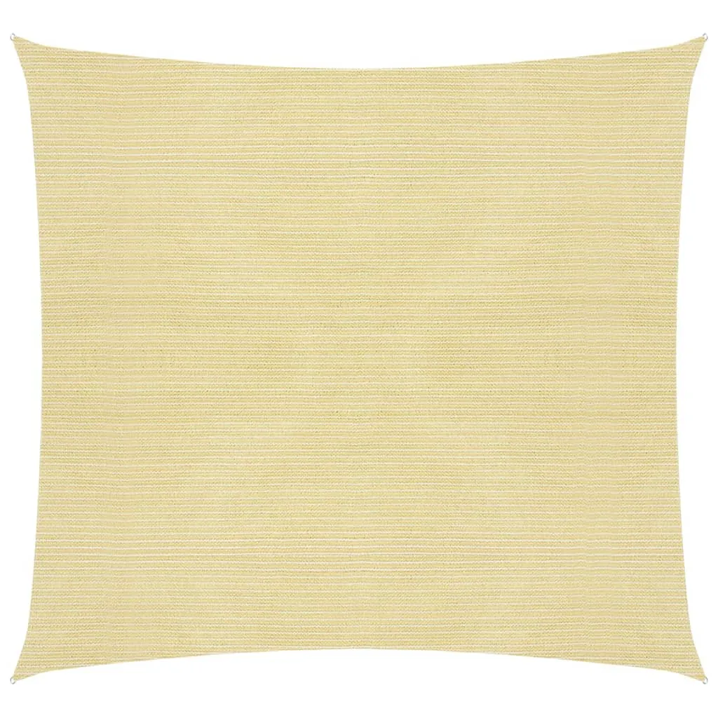 vidaXL Vela Parasole 160 g/m² Beige 2,5x2,5 m in HDPE