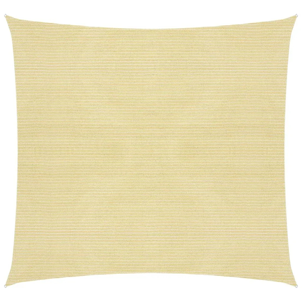 vidaXL Vela Parasole 160 g/m² Beige 4x4 m in HDPE