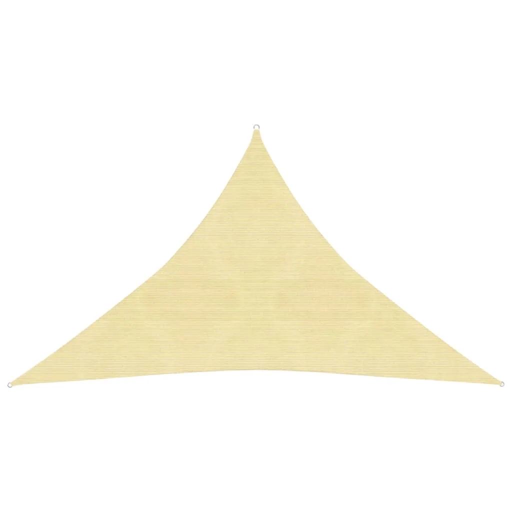 vidaXL Vela Parasole 160 g/m² Beige 3x3x4,2 m in HDPE