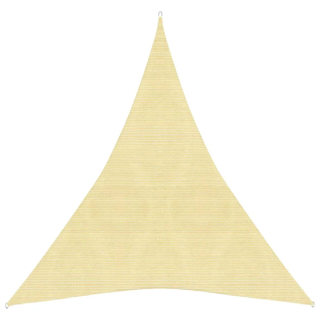 vidaXL Vela Parasole 160 g/m² Beige 3x4x4 m in HDPE