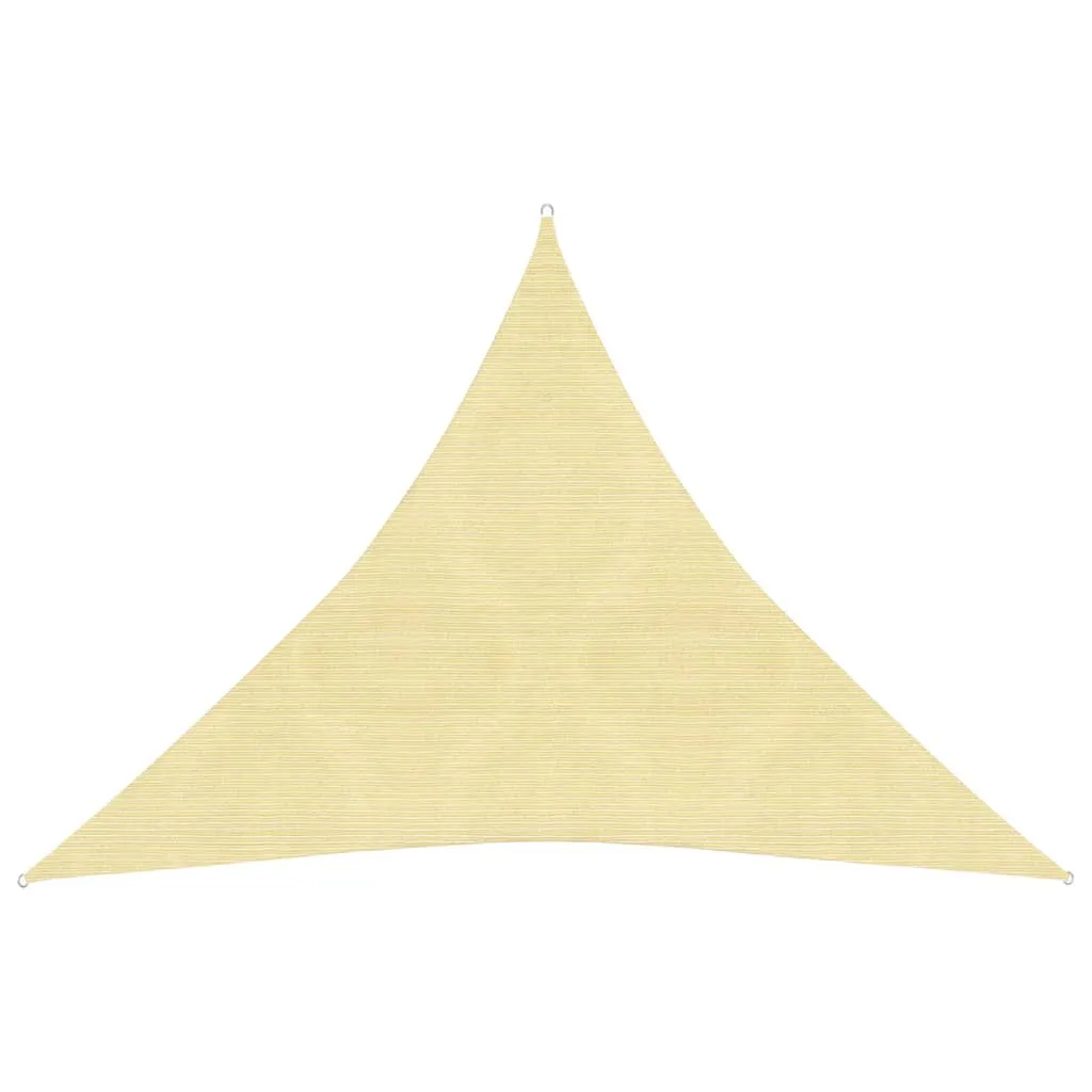 vidaXL Vela Parasole 160 g/m² Beige 4x4x4 m in HDPE