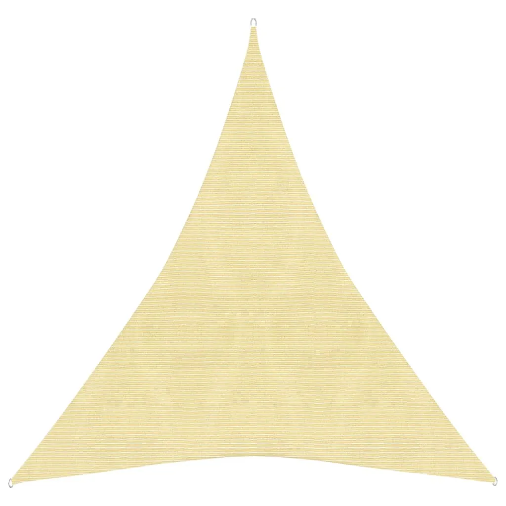 vidaXL Vela Parasole 160 g/m² Beige 5x7x7 m in HDPE