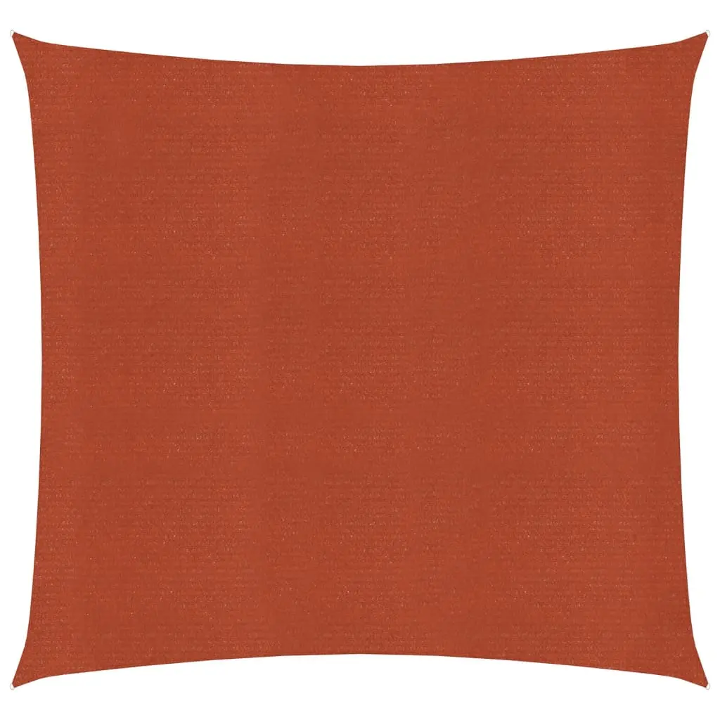 Vela Parasole 160 g/m² Quadrata Terracotta 2,5x2,5 m in HDPE