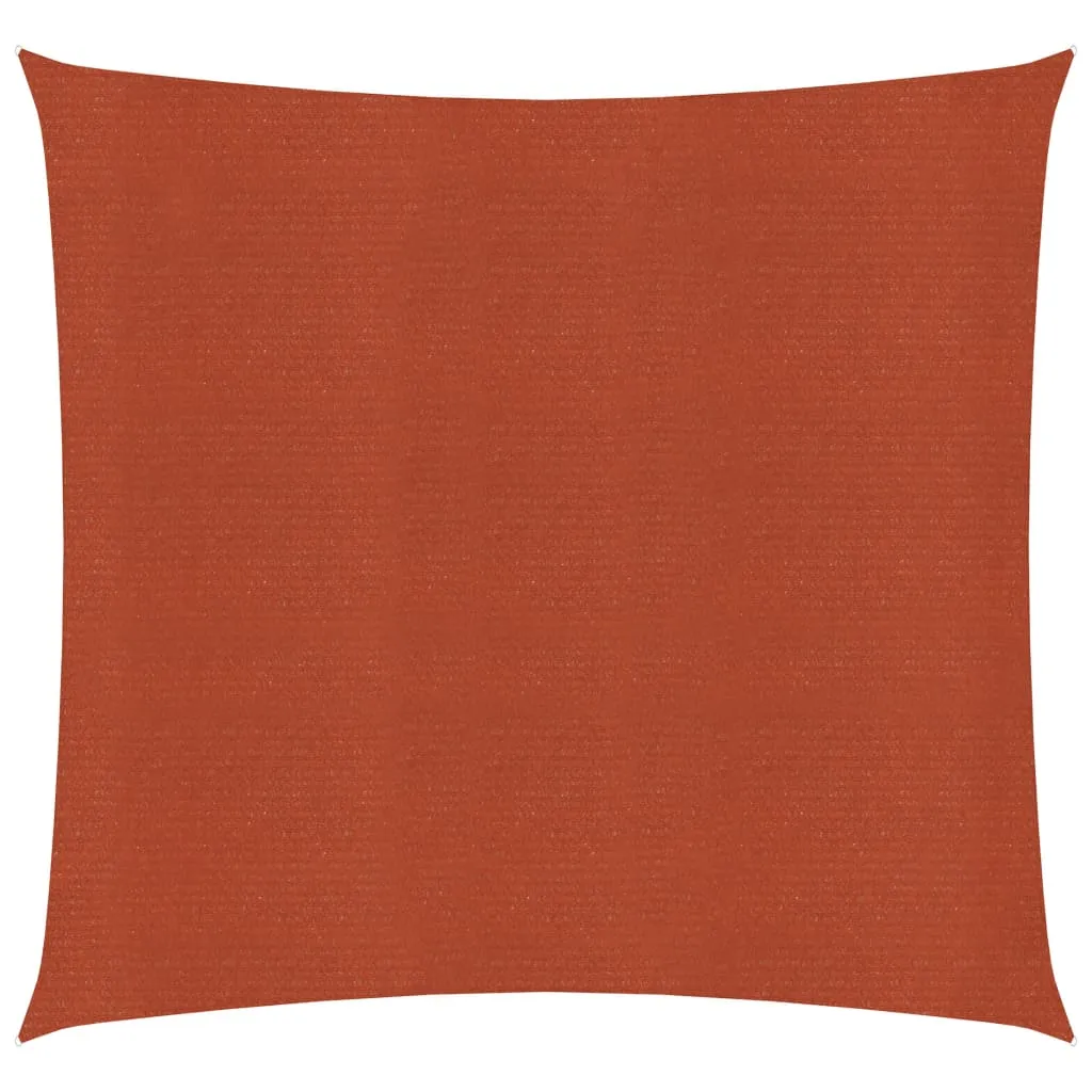 vidaXL Vela Parasole 160 g/m² Terracotta 6x6 m in HDPE