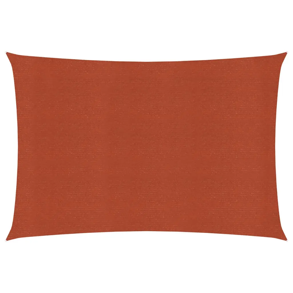 Vela Parasole 160 g/m² Terracotta 3x5 m in HDPE