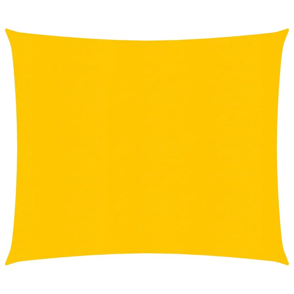 Vela Parasole 160 g/m² Quadrata Giallo 5x5 m in HDPE