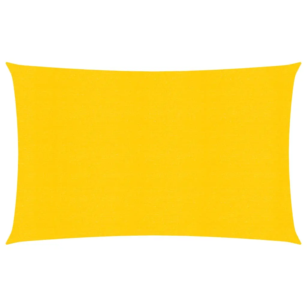 Vela Parasole 160 g/m² Rettangolare Giallo 6x8 m in HDPE